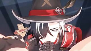 Boothill Blowjob in Honkai Star Rail gay anime