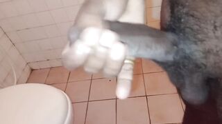 Furry Asian BBC shreds thick daddy in messy shower public gangbang