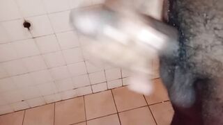 Furry Asian BBC shreds thick daddy in messy shower public gangbang