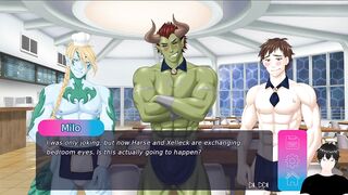 Young with huge dick gets destroyed while gaming HardcoreCruising bareback threesome