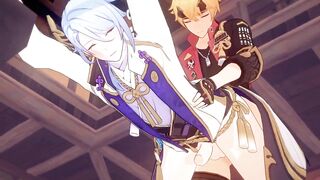 Ayato x Thoma raw anal r34 deepfucked in Genshin hentai