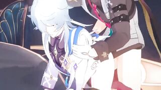 Sunday x Gallagher destroyed in gay r34 hentai cum dump