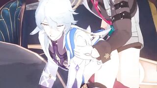 Sunday x Gallagher destroyed in gay r34 hentai cum dump