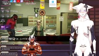 FtM vtuber gooning in japanese convenience store raw sloppy fuck
