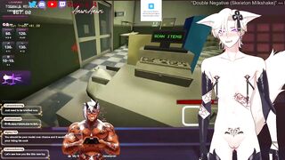 FtM vtuber gooning in japanese convenience store raw sloppy fuck