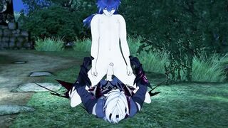 Genshin Impact bares his ass for Flins gay hentai debauchery