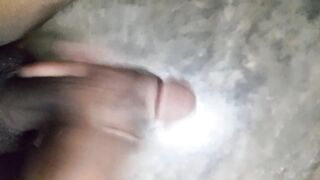 Big dick teen gets creampie solo while daddy watches