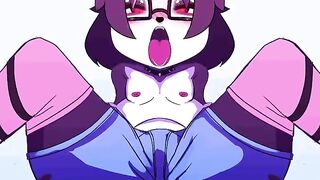 Femboy Furry Gets Ripped Pants and Pounded in Panda Bussy
