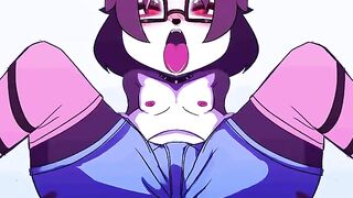 Femboy Furry Gets Ripped Pants and Pounded in Panda Bussy