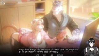 Big Boss William gets his first tight raw fucking in gay anime gameplay