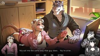 Big Boss William gets his first tight raw fucking in gay anime gameplay