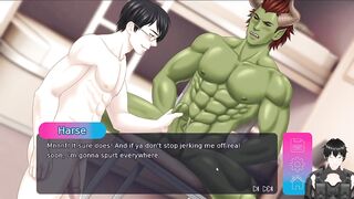 Big Goblin destroys Harsei hardcore yaoi gameplay creampie bareback