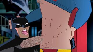 Batman X Superman Dawn of Bareback Hulking Muscles
