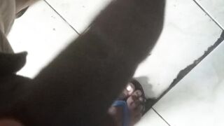 Thick Asian Job Hand forced down throat raw BBC