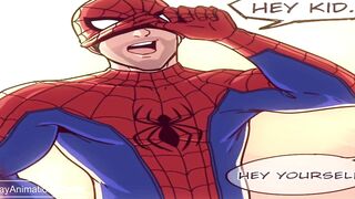 Spiderman Double Penetration Big Cock Big Ass Yaoi Hard Cartoon