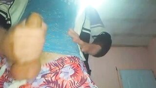 Beautiful boy teases himself raw solo orgasm ruined by muscle mommy