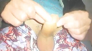 Muscle boy groping himself between two lusty girls