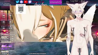 10 min raw cage gay begging femboy vtuber blows load