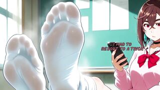 Momo Ayase destroys you for bothering her with her nasty feet