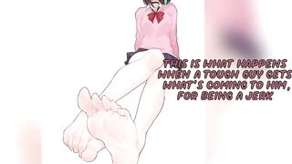 Momo Ayase destroys you for bothering her with her nasty feet