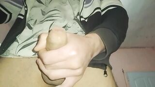 Muscular boy caught masturbating solo with hot sexy girls watching