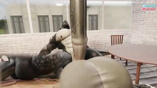 Dragon Roommate's Raging Growth Stretches POV Big Dick