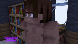 My First Dildo Stretch Milk in Minecraft Gay Latin Lover
