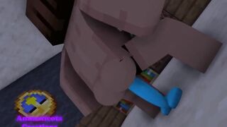 My First Dildo Stretch Milk in Minecraft Gay Latin Lover
