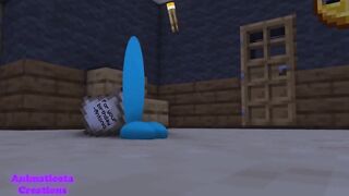 My First Dildo Stretch Milk in Minecraft Gay Latin Lover