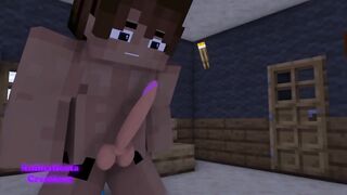 My First Dildo Stretch Milk in Minecraft Gay Latin Lover