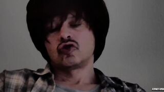Gay oldstyle Rodney Roux daydreams thick cock solo pleasure