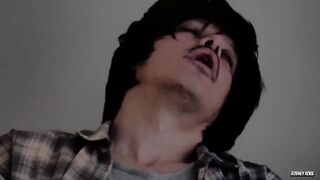 Gay oldstyle Rodney Roux daydreams thick cock solo pleasure