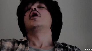 Gay oldstyle Rodney Roux daydreams thick cock solo pleasure