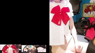 Femboy gets destroyed by massive cumshots compilation part 2