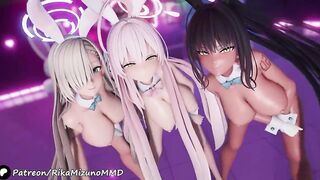 Asuna Hanako Karine Boob Sexy Dance raw gay MMD 3D hentai group uncensored