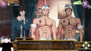 Full Service Game Part 3 Double Massage Gay Visual Novel Gameplay