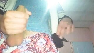 Rough Solo Boy Destroys Hard Erection Alone