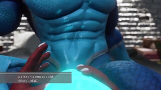 Druth deepthroat furry hyper gay blowjob size difference