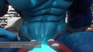 Druth deepthroat furry hyper gay blowjob size difference