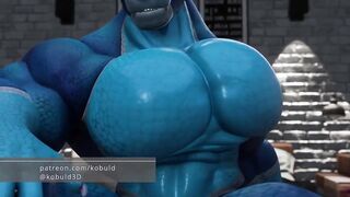Druth deepthroat furry hyper gay blowjob size difference