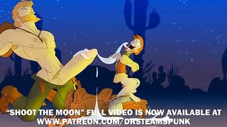 Shoot the moon twink gets facial explosion deep throat bj cumshot