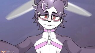 Femboy furry rides big cock raw and breeding until ruined