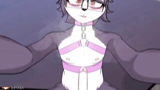 Femboy furry rides big cock raw and breeding until ruined