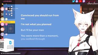 Femboy VTuber gets his cock teased raw while gaming