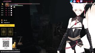 Femboy VTuber gets his cock teased raw while gaming