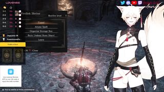 Femboy VTuber gets his cock teased raw while gaming
