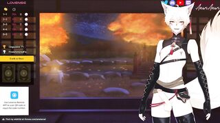 Femboy VTuber gets his cock teased raw while gaming