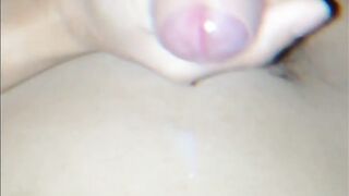 Asian lesbian soaking in thick milk pours cum on big dick hentai