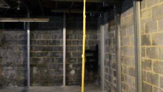 Dungeon Suspension Bondage Pet Play with Electro Stimulation in a Gay Latex Suit