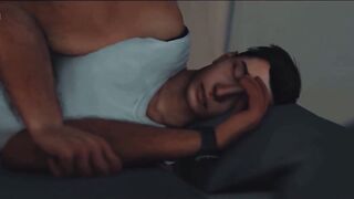 Gay cartoon big dick slams in outdoor camping shop